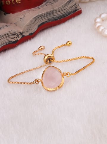 Vergulde armband met sierelementen