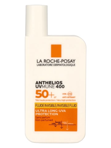Krem przeciwsłoneczny do twarzy "Invisible Fluid" - SPF 50+ - 50 ml