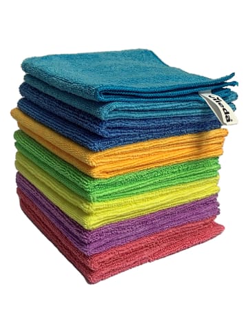 Mikrofasertücher "Colors" in Bunt - 14 Stück