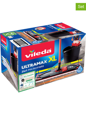 Dweilset "Ultramax XL Universal" zwart/rood