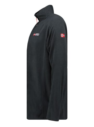 Fleece trui "Tug" zwart