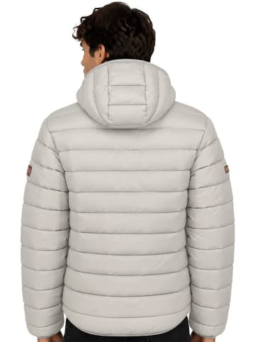Steppjacke "Amigoflag" in Hellgrau