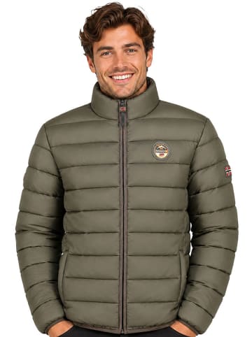 Kurtka pikowana "Amigoflag" w kolorze khaki