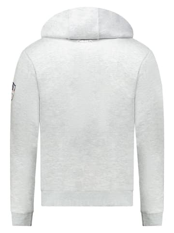 Sweatvest "Gisland" lichtgrijs