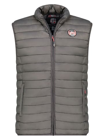 Doorgestikte bodywarmer "Vamigo" donkergrijs