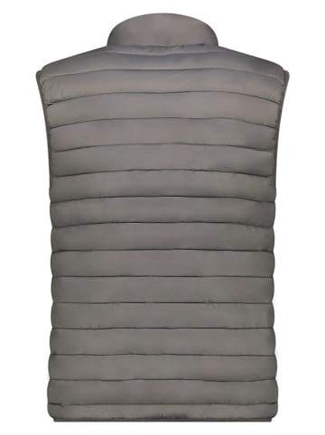 Doorgestikte bodywarmer "Vamigo" donkergrijs