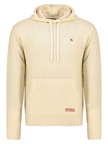 Hoodie "Faglio" in Beige