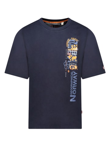 Shirt "Jexplor" donkerblauw