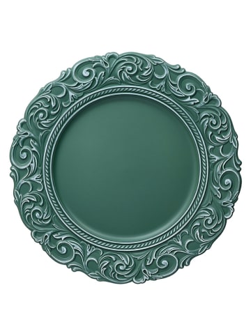 Platzteller "Imperial" in Grün - Ø 33 cm