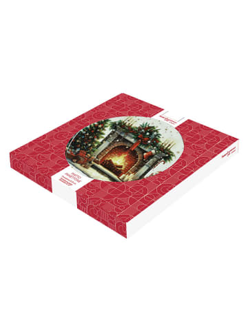 Platzteller "Cinzia Caminetto" in Grün - Ø 31 cm