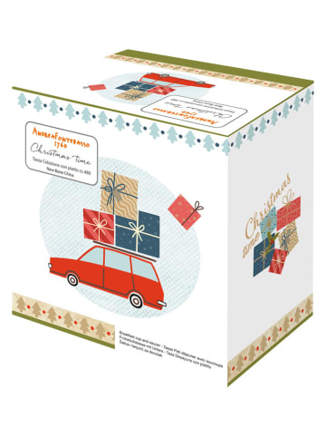 Jumbotasse ''Christmas Time'' in Weiß/ Bunt - 480 ml