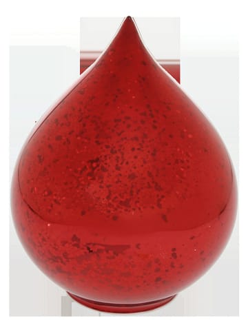 LED-Dekoleuchte "Flame" in Rot - (H)18 x Ø 14 cm
