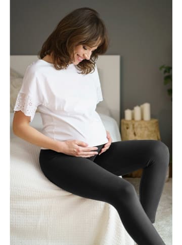 Umstandsleggings in Schwarz