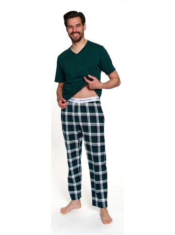 Pyjama in Dunkelgrün