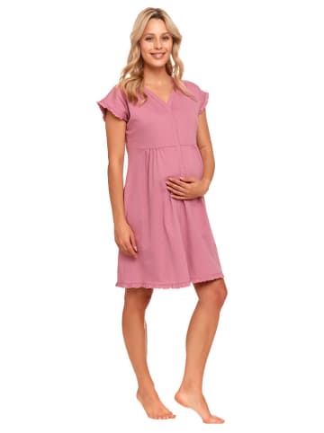 Umstandsnachthemd in Rosa
