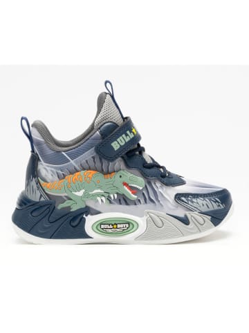 Sneakers "Trainer T-Rex" in Grau/ Blau
