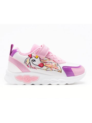 Sneakers "Manuela" in Weiß/ Rosa
