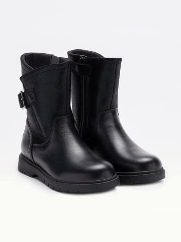 Leren boots "Justine" zwart