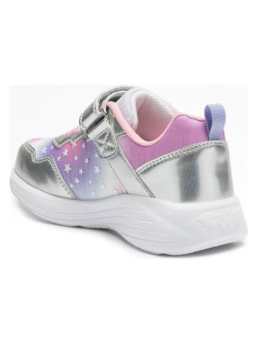 Sneakersy "Stella" w kolorze srebrnym