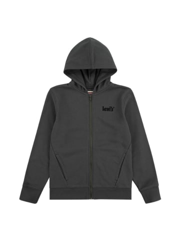 Sweatvest antraciet