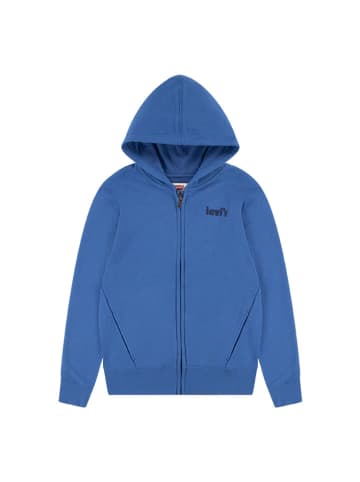 Sweatjacke in Blau