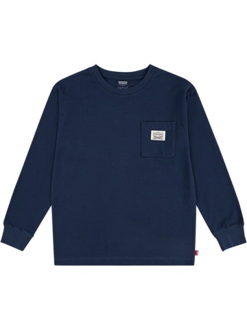 Longsleeve in Dunkelblau