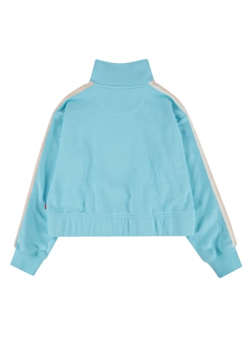 Sweatjacke in Türkis