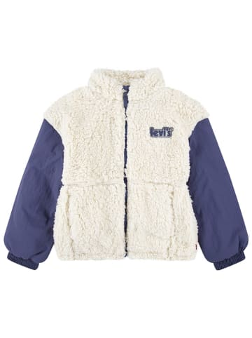 Übergangsjacke in Weiß/ Blau