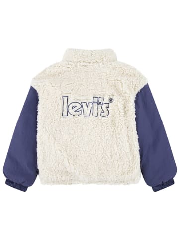 Übergangsjacke in Weiß/ Blau