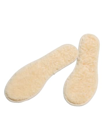 2er-Set: Lammfell-Einlegesohlen in Beige