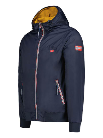 Tusssenjas "Arrivial" donkerblauw/geel