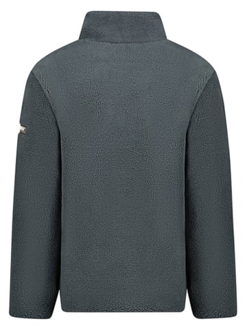 Fleecejacke "Urock" in Anthrazit/ Blau
