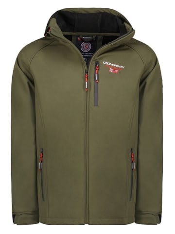 Kurtka softshellowa "Takito" w kolorze khaki