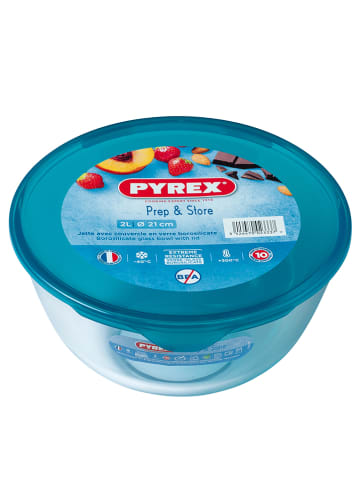 Miska "Prep & Store" w kolorze niebieskim z pokrywką - 2 l