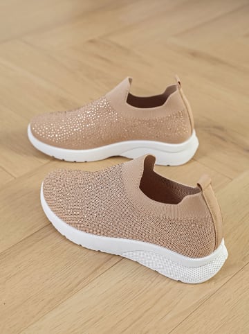Slippersy w kolorze beżowym