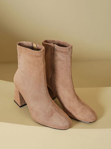 Stiefeletten in Beige