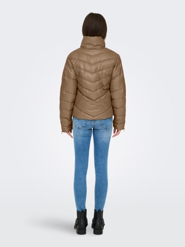 Steppjacke in Hellbraun