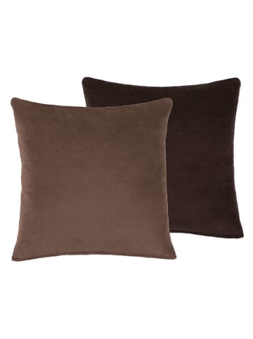 Kissenhülle in Braun - (L)50 x (B)50 cm