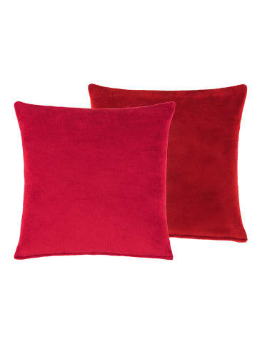 Kissenhülle in Rot - (L)50 x (B)50 cm