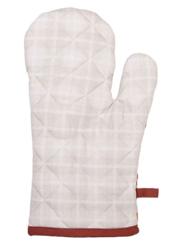 Ofenhandschuh in Creme/ Hellbraun - (L)30 x (B)18 cm