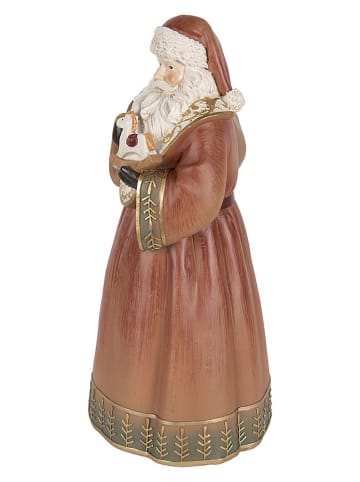 Figurka dekoracyjna w kolorze pomarańczowo-czerwonym - 20 x 39 x 18 cm