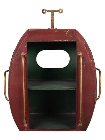 Dekoobjekt "Skilift" in Rot - (B)48 x (H)60 x (T)26 cm