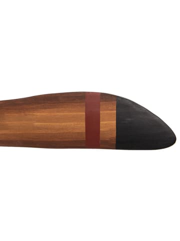 Dekoobjekt "Propeller" in Hellbraun - (B)120 x (H)3 x (T)12 cm