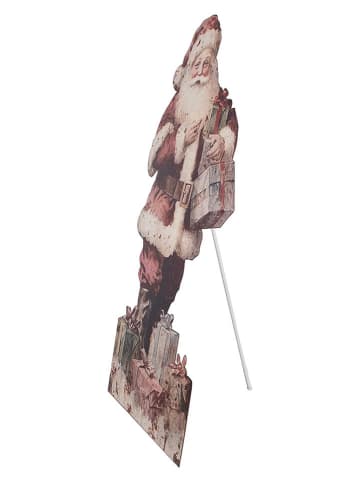 Dekoracja "Santa Claus" w kolorze czerwono-białym - 50 x 96 x 2 cm