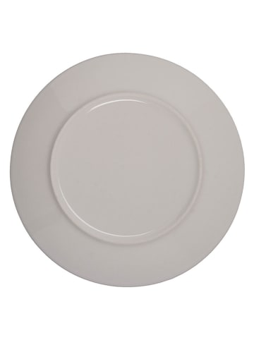 Dessertteller in Weiß/ Grün - Ø 20 cm 