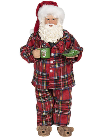 Dekofigur "Weihnachtsmann" in Rot - (B)14 x (H)28 x (T)10 cm