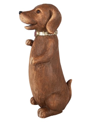 Decoratief object "Hund" lichtbruin - (B)23 x (H)47 x (D)19 cm