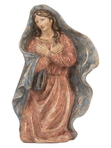 Figurki dekoracyjne (4 szt.) w kolorze beżowo-jasnoróżowym - 23 x 47 x 12 cm