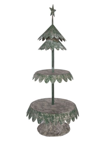 Etagère grijs - (H)75 x Ø 32 cm