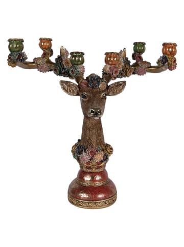 Kaarshouder "Hirsch" bruin - (B)51 x (H)50 x (D)21 cm